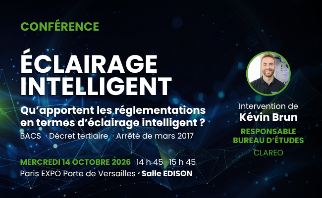 Conférence Éclairage Intelligent - CLAREO